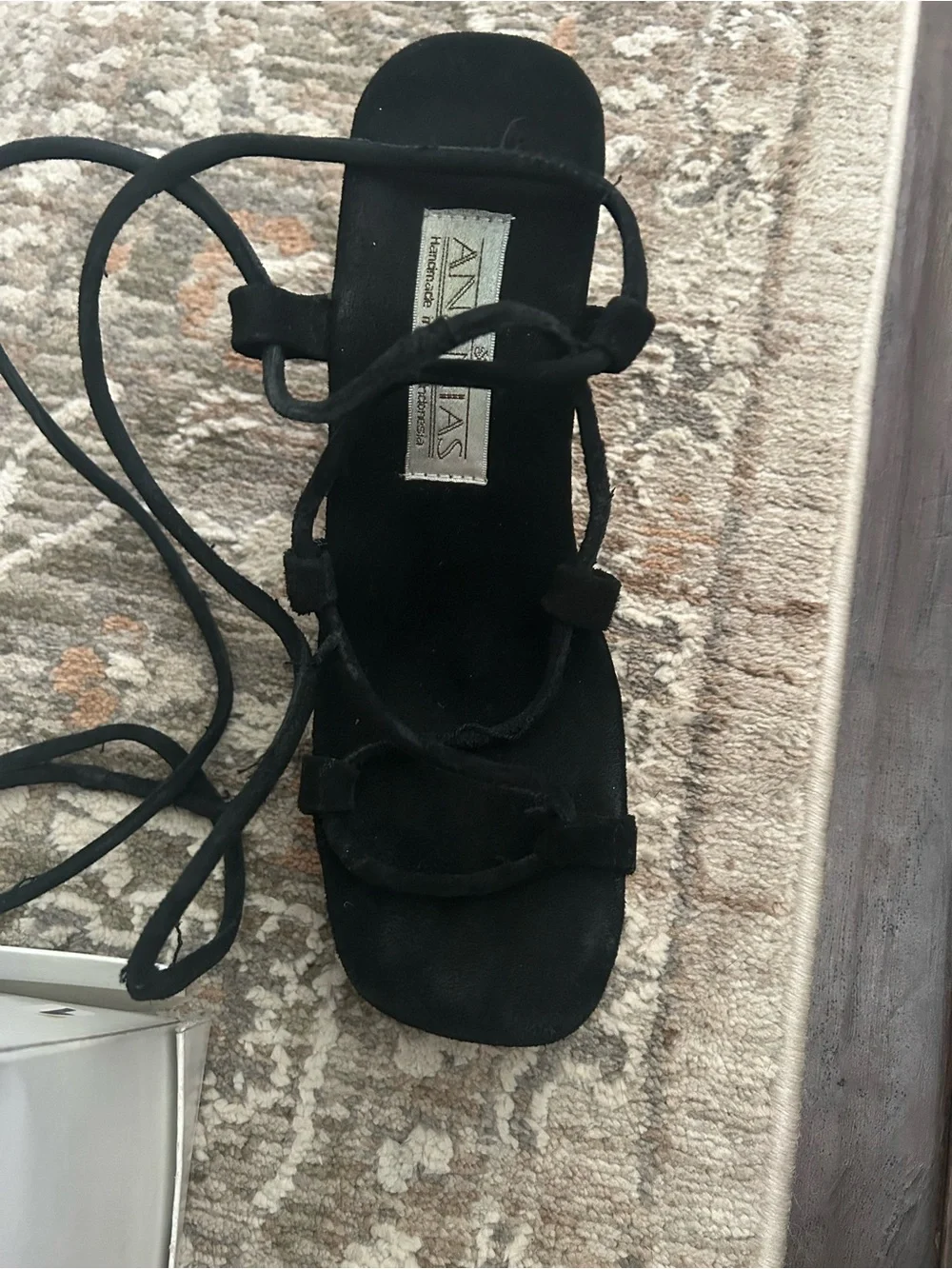 Ananias wedge wooden heels sz 37/7